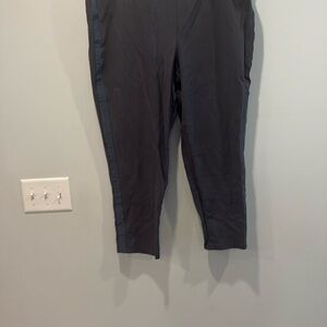 Joan Rivers Black Ankle Cropped Jumpsuit